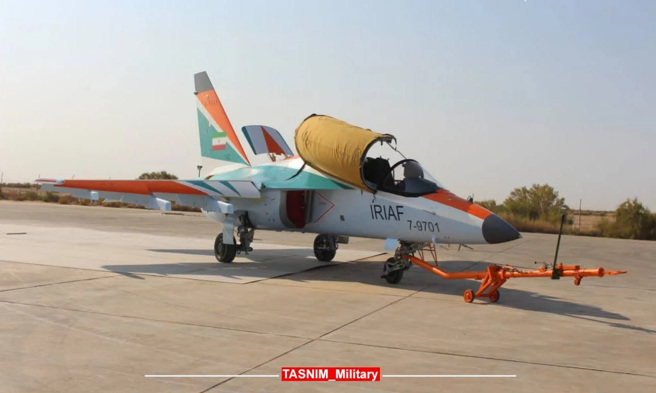 伊朗获得2架俄罗斯Yak-130喷射教练机，这是伊朗几十年来首次获得外购新式军用飞机。(图/Tasnim news )