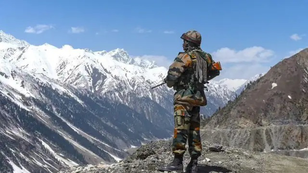 印度与中国大陆的山区边界仍然未定。图/印度国防部(photo:ChinaTimes)