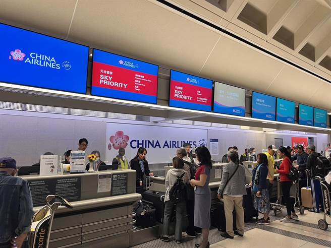 华航独家经营安大略航线。（华航提供）