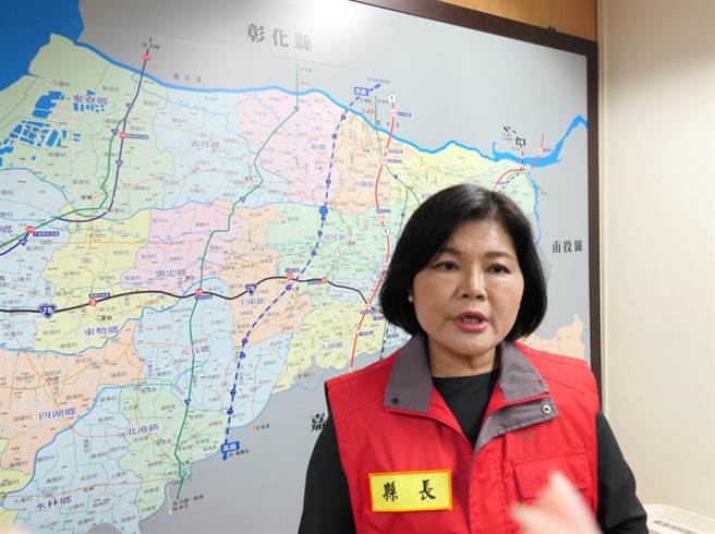 雲林縣4日無明顯風雨，縣長張麗善表示持續警戒確保鄉親安全。（張朝欣攝）