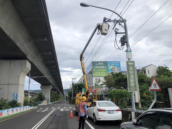 彰化停電情況截止到今天上午9點前，已經全數搶修完畢，並恢復供電。（台電彰化營業處提供／吳建輝彰化傳真）