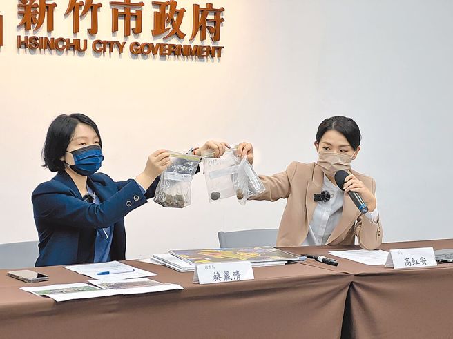 新竹市长副市长蔡丽清（左）将离职。（中时资料照，王惠慧摄）
