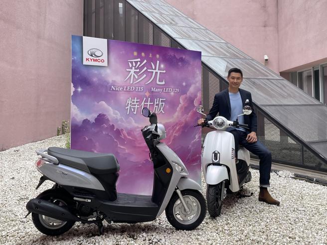 柯胜峯表示，KYMCO全力追求「最得我心」的品牌精神，在物价飙涨时代与全民站在同一阵线。（陈大任摄）