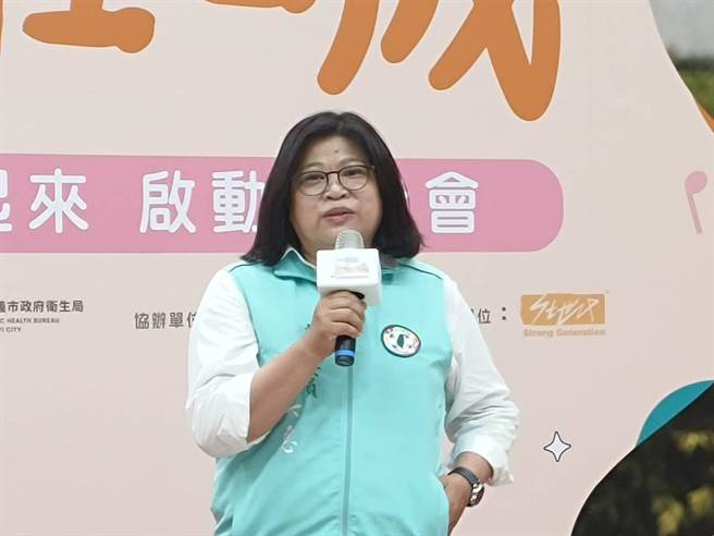 嘉义市立委王美惠拚连任，面临民进党内分裂情势。（廖素慧摄）