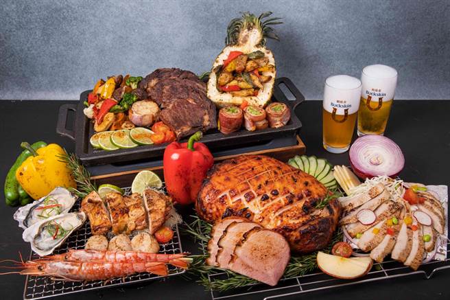 9月底前，军公教至台北凯达的百宴自助餐厅用餐，独享8折优惠，周六下午茶每位702元。（凯撒饭店连锁提供）