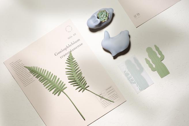 有肉中秋门市礼遇活动，满额赠「纸物蕨类剪纸摆饰」与「限定款咏月兔盆」。（有肉提供／古明弘台北传真）