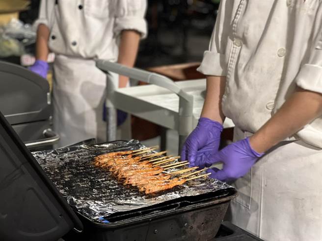 统一谷关中秋烤肉夜 。（统一谷关提供／吴娮翎台北传真）