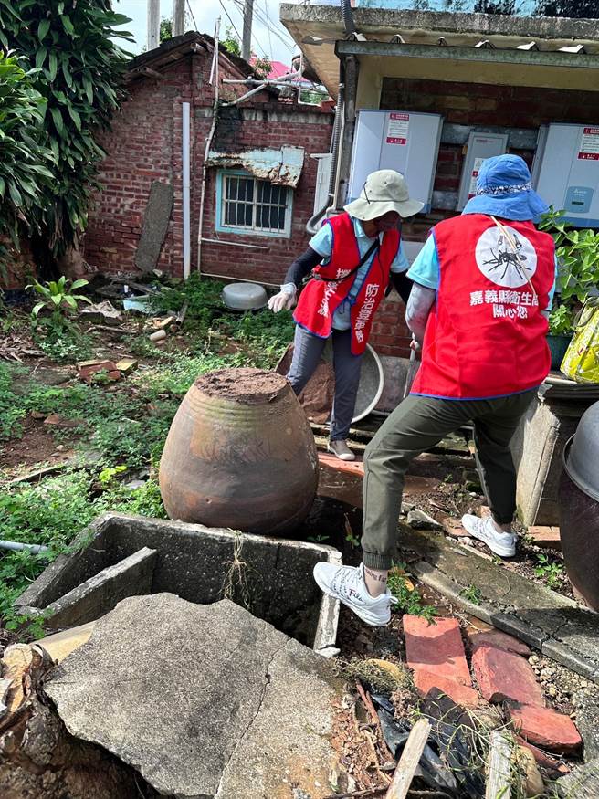 嘉义县再新增一例登革热确诊案，县府呼吁民眾落实清消环境。（嘉义县政府提供／廖素慧嘉县传真）