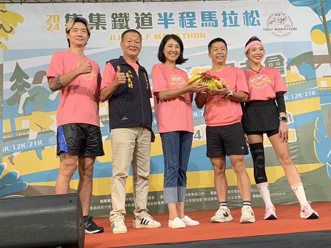 南投县明年3月集集镇举办铁道半程马拉松活动。（曾雪蒨摄）