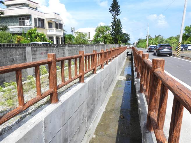 花莲县府与水利署合作改善吉安乡光华排水设施，有效在海葵颱风期间减缓积水问题。（罗亦晽摄）