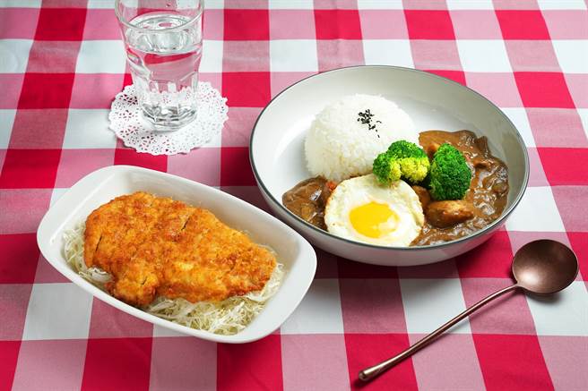 台中福华3F觅舍全日餐厅推出全新精选商业午餐，其中「和风咖哩猪排饭」将猪排炸至外皮黄金酥脆，肉质口感软嫩，搭配秘制独门黑酱咖哩酱汁堪称台中最强商业午餐。（台中福华饭店提供／冯惠宜台中传真）