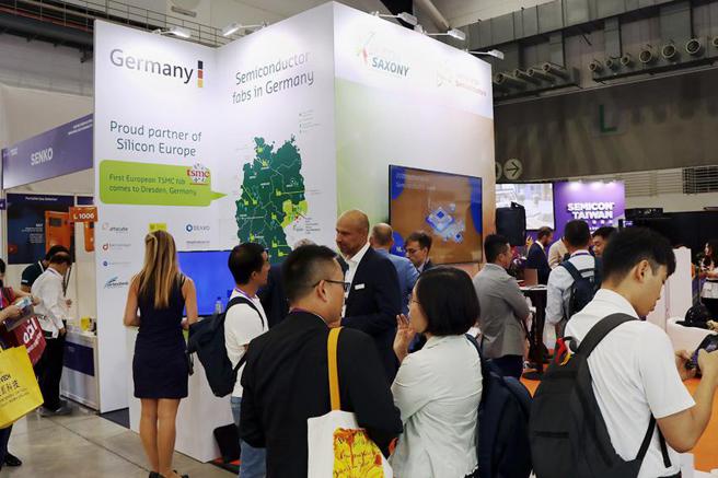 （国际半导体展6年甫重现德国业者及德国产品足迹。图／德经处提供）