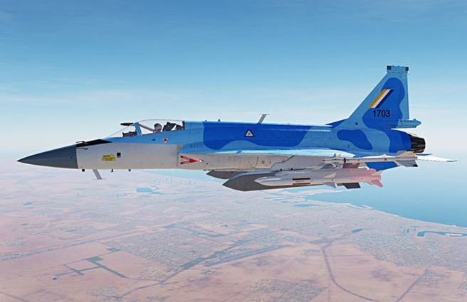 缅甸空军的JF-17战机。(图/缅甸空军)