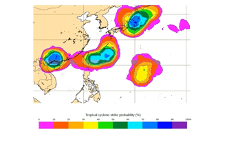 周末恐有颱風生成！鴛鴦登陸日本機率增