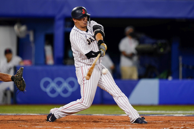乐天打者浅村荣斗。（美联社资料照）