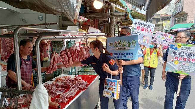 桃園市大園警分局9月將加強取締5大交通違規項目。（翻攝照片／蔡明亘桃園傳真）