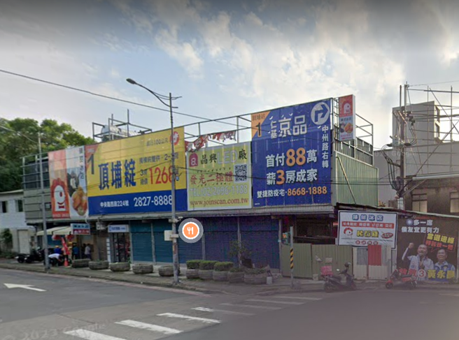 位在頂埔站的運校重劃區，被視為下一個開發熱點。（翻攝Google Map）