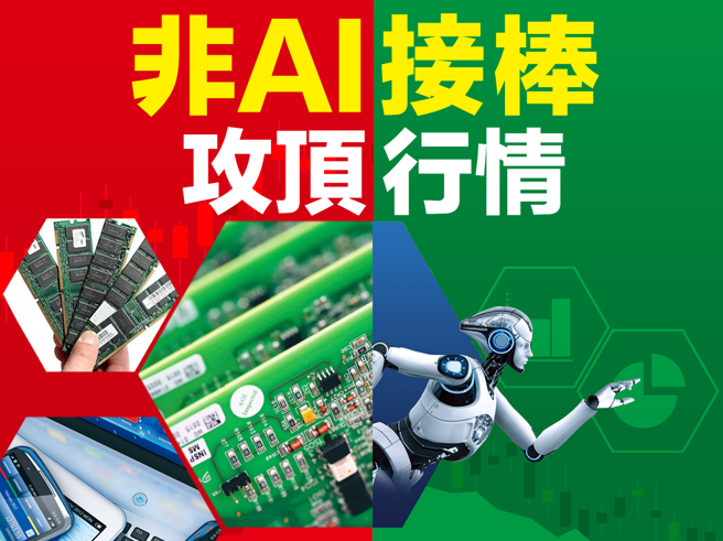 非AI接棒攻顶行情。(图/先探投资周刊提供)