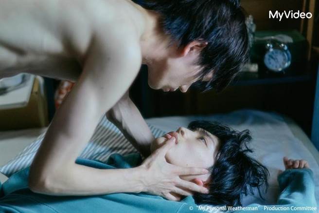 《体感预报》双男主角养眼床戏不断。（MyVideo提供）