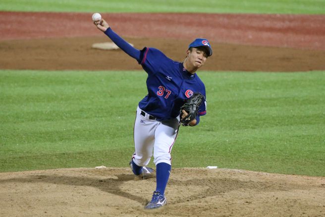 U18中华队张峻玮。（杜宜谙摄）
