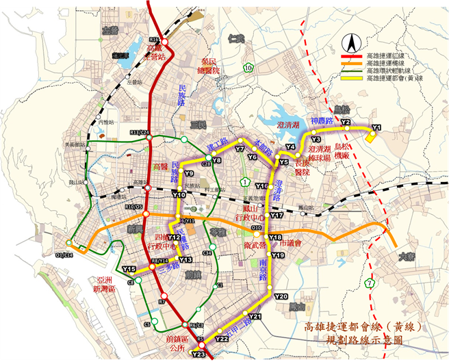 高雄捷运黄线、小港林园线土建统包工程流标，高雄市捷运局指出，近年市场上受到乌俄战争、缺工缺料、物价飞涨等因素，致使影响国内厂商参与大型交通建设的意愿，目前物价已逐渐回稳，后续将接续办理各标案第2次公开上网招标作业。（高雄市捷运局提供／崔正纲高雄传真）