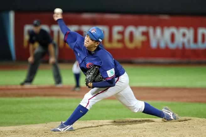 U18中华队张峻玮。（杜宜谙摄）