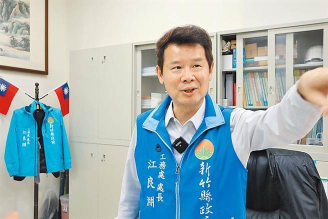新竹縣府工務處長江良淵涉貪罪嫌重大，遭新竹地檢署聲請羈押禁見。（本報資料照片）
