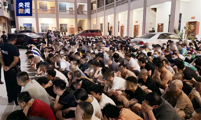 缅北涉中电信诈欺犯嫌移1207人交大陆严惩。（大陆央视）