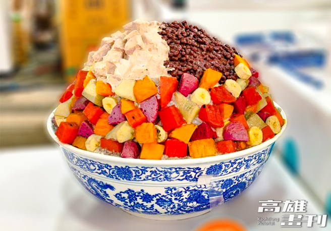 30人份的全臺最大「招牌大碗公」冰，真的有COOL到，欢迎召集冰友前来挑战！(摄影/邵柏威)