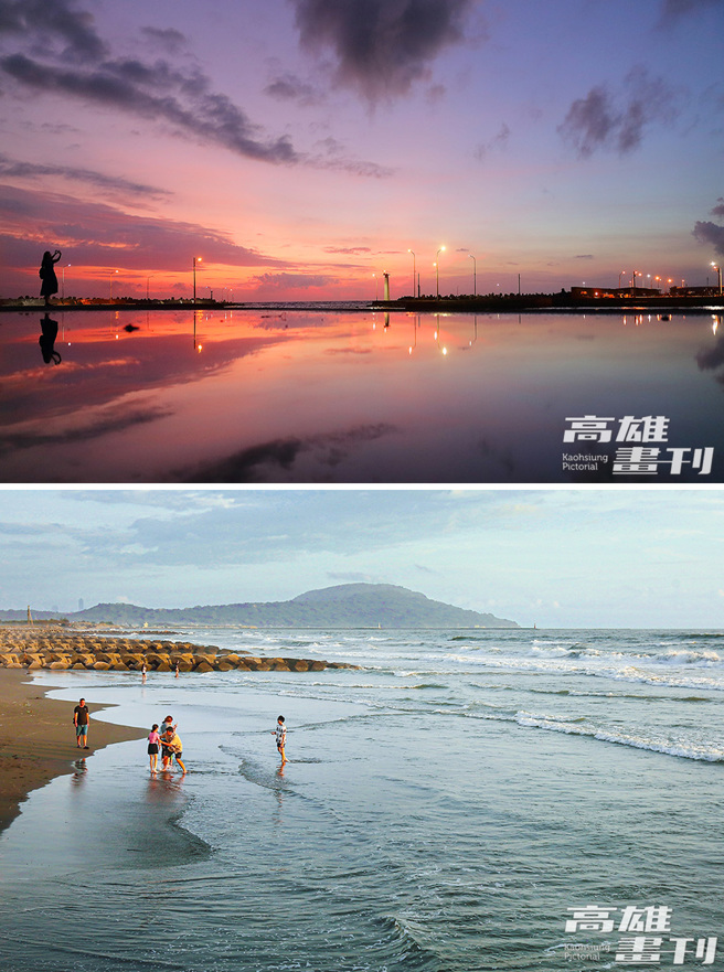 蚵仔寮渔港拥有「治疗情伤」渔港的美名，渔港旁还有一片沙滩，可来踏浪戏水吹海风。(摄影/Carter)