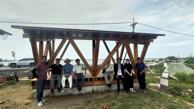 完成「观海亭」构造只有几周时间，但讨论长达1年。（周丽兰摄）