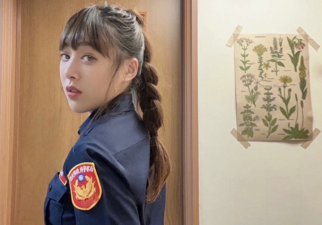 美女警员许恬恬。（照片／翻摄自许恬恬脸书）