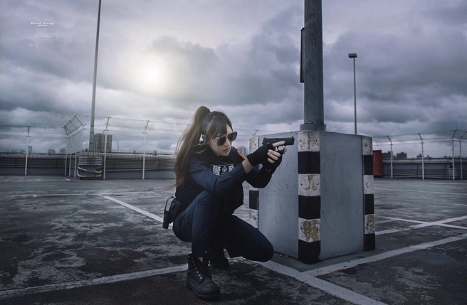 美女警员许恬恬。（照片／翻摄自许恬恬IG）