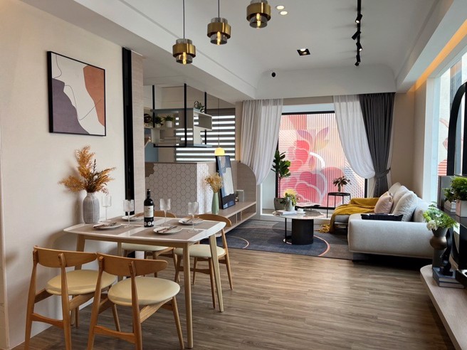 「昕暉詠翠」無論是2房或3房都保有開窗格局，採光和通風考慮周全。(圖/業者提供)