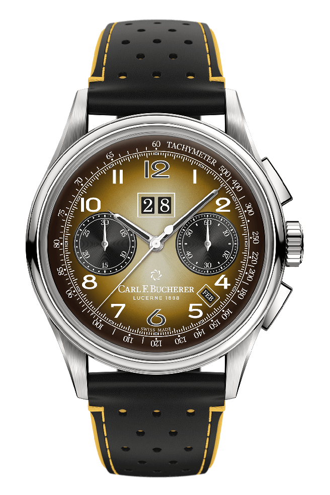 宝齐莱传承（Heritage）系列年历计时码表城市限量表，台北城市限量表。（Carl F.Bucherer提供）