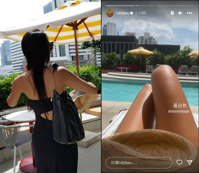 吴速玲最近分享前段时间去泰国玩的辣照，44岁还拥有曼妙身材，让网友直呼太扯了。（图／摘自吴速玲Instagram）