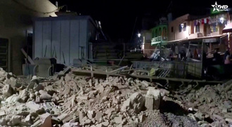影》120年最大！摩洛哥6.8淺層地震已近300死 旅遊大城建築倒一地