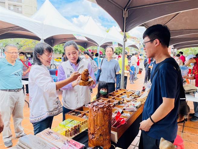 云林县「斗南木艺生活节」吸引人潮，后续县内各商圈将接棒上场。（云林县政府提供／张朝欣云林传真）