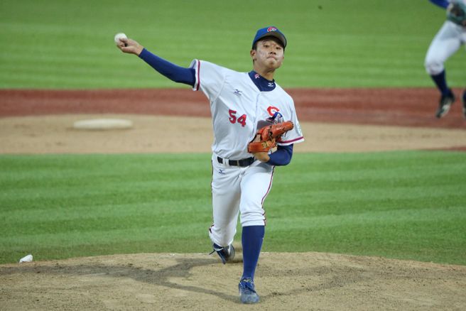 U18中华队曾伟喆。（杜宜谙摄）