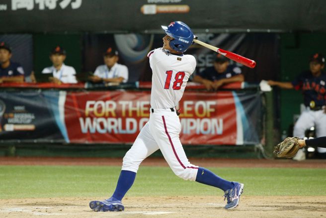 U18中华队林佳纬。（杜宜谙摄）