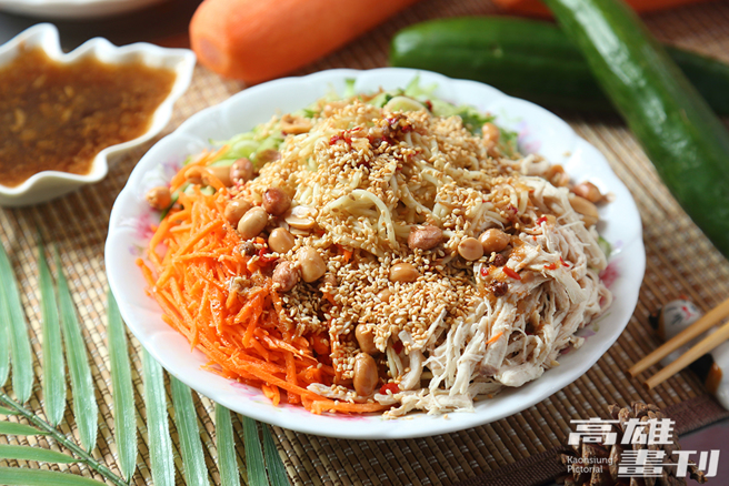 鸡丝凉麵份量实在，让人吃了有饱足感，又不过于负担。(摄影/Carter)
