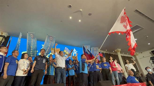 國民黨總統參選人侯友宜今出席桃園、嘉義同鄉會挺侯大會。（陳夢茹攝）