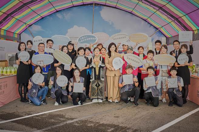 五湖园生命智慧园区接连两天举办中元普度地藏大法会，携手6公益团体透过市集、公益联名礼盒落实以功代金的理念。（民眾提供／冯惠宜台中传真）