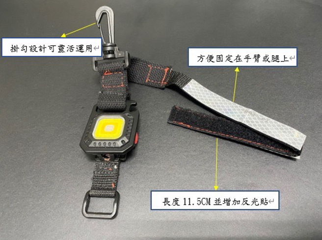 北市消防局透過全國首創「生物動態亮燈」的概念，除增加救護員在車禍救護現場安全性，由被動的安全，轉為主動示警。（圖／北市消防局提供）