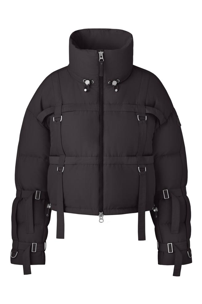 Canada Goose Cropped Down Strap Puffer率性短版羽绒外套，4万7100元。 （Canada Goose提供/林欣仪台北传真）