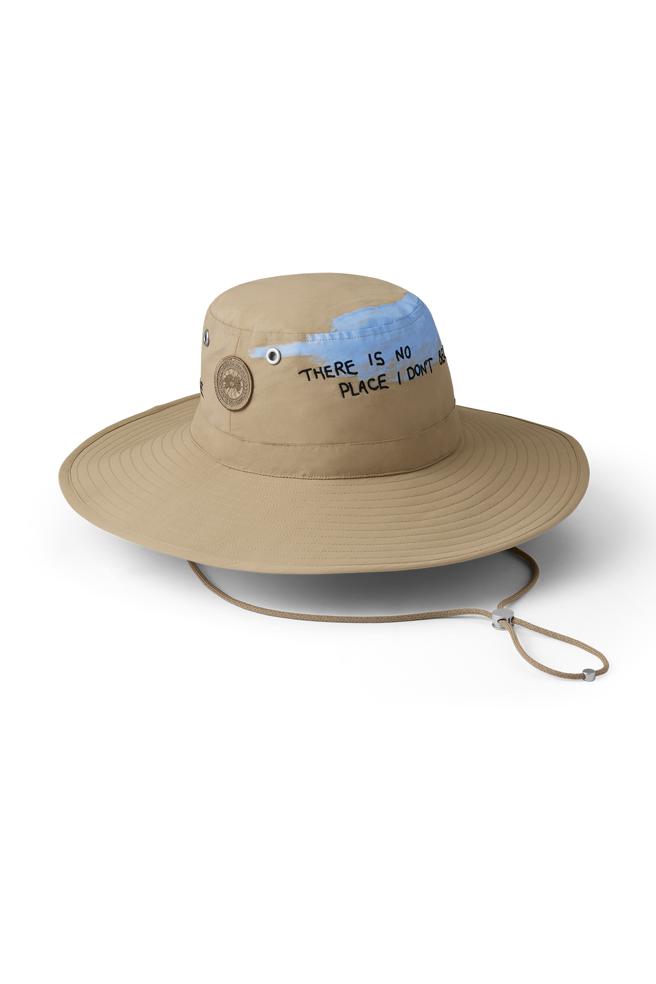 Canada Goose Wide Brim Venture Hat 渔夫帽，1万1000元。 （Canada Goose提供/林欣仪台北传真）