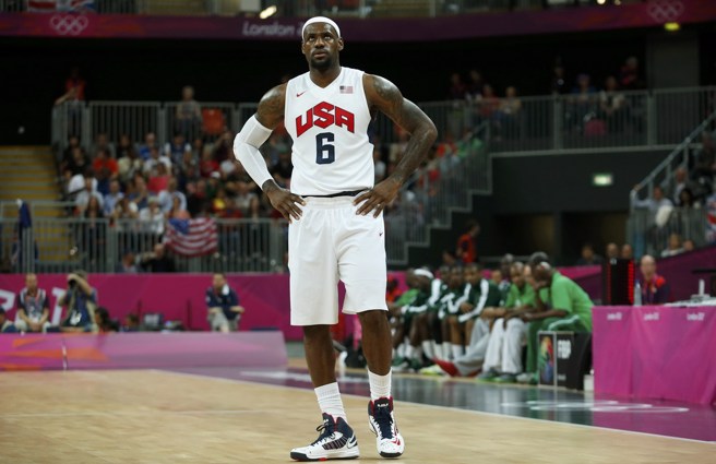 詹姆斯已经准备好参加明年巴黎奥运了。(路透资料照)