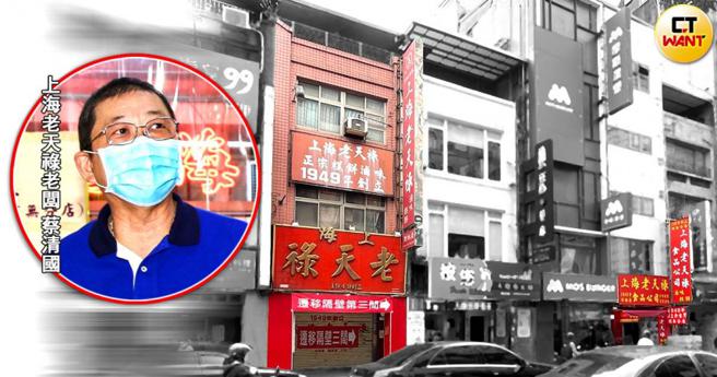 「上海老天祿」第二代老闆蔡清國向國有財產署承購店面土地被拒，提起行政訴訟官司又輸了。（圖／黃威彬攝）