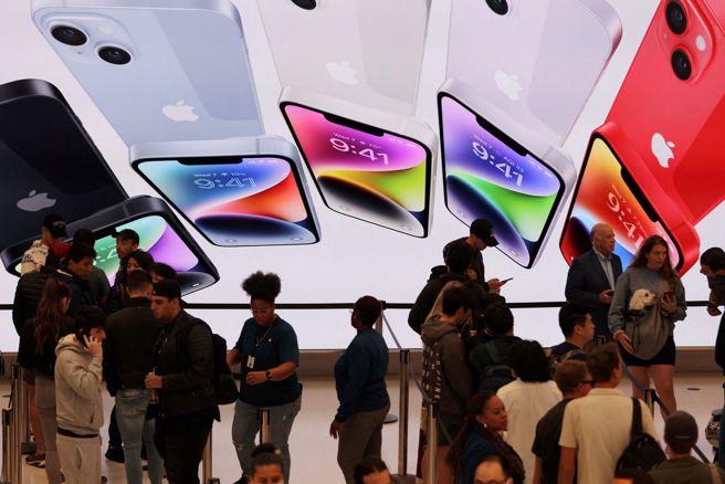 蘋果iPhone 15系列新機即將公開，引起全球關注。（圖／路透社）
