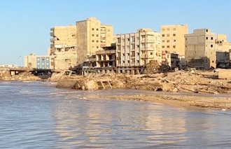 利比亞洪水沖垮大壩奪5000命 災區無醫療只能收屍
